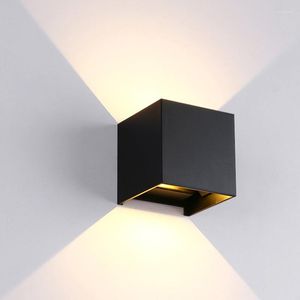 Lámparas de pared Apliques largos Led Lámpara hexagonal Decoración de dormitorio Tocador de baño para lectura Iluminación impermeable