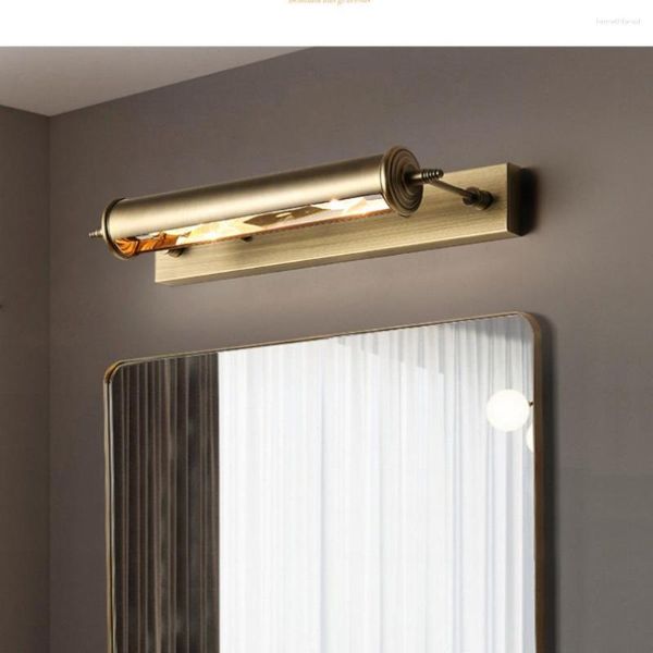 Lámparas de pared Luz de espejo LED Gabinete de baño 6000K Luces de maquillaje Lámpara de tocador impermeable para