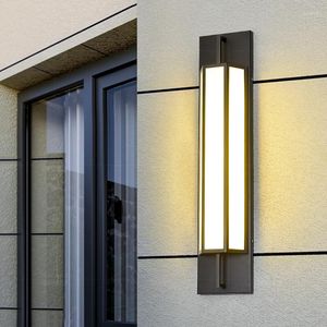 Wandlampen Moderne Chinese Outdoor Waterdicht Patio Tuin Licht Villa Yard Buitenpoort Pilaar