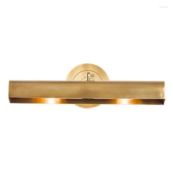 Lámparas de pared Lámpara de cobre moderna Espejo de baño Iluminación frontal Sala de estar Pasillo Gabinete Sala de exposición Interior para el hogar