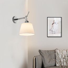 Wandlampen Moderne Kristallen Glazen Lamp Slaapkamer Verlichting Decoratie Stapelbed Zwanenhals Leeslamp Gemonteerd