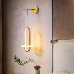 Wandlampen moderne lamp verstelbaar Nordisch hanglicht voor slaapkamer bedstop SCONCE Creatieve woonkamer achtergrondverlichting
