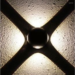 Wandlampen Moderne LED-Lampe Schlafzimmer Arandela Home Beleuchtungskörper Außenwandlampen Waterfool Wandlamp Badezimmerspiegellicht