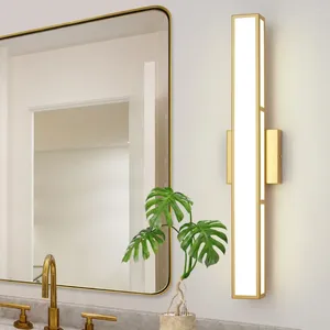Lampes murales lampe à LED moderne pour la vanité de salle de bain miroir armoire de toilette chambre à coucher en acrylique