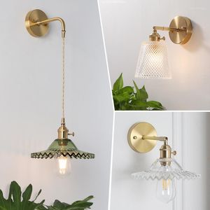 Lámparas de pared, lámpara LED moderna, bola de cristal, candelabro de noche para baño, para escaleras, sala de estar, espejo redondo, accesorio de iluminación Abajur