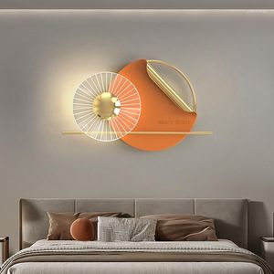 Lampes murales Moderne Led Lampe Interrupteur Bougies Tête De Lit Turc Cristal Applique Éclairage