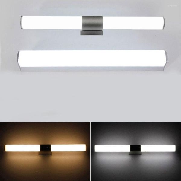 Lámparas de pared Luz LED moderna Espejo de baño montado en acrílico Decoración de muebles Luces súper brillantes 12W 16W 22W