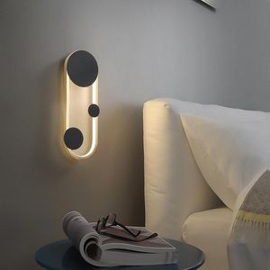 Wall Lamps Modern LED Light For Bedroom Bedside Sconce Reading Study Indoor Lighting Lamp Decor AC85-260V Fixtures