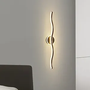Lampes murales LED moderne bande nordique minimaliste longues bandes applique pour chambre salons balcon allée lustre luminaires