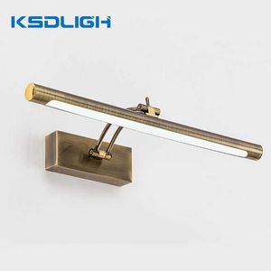 Wall Lamps Modern LED Vanity Lights Bathroom Mirror Wall Lamps Waterproof Dimmable 9W 12W Toilet Wall Mounted Lighting Fixtures Sconces G230523