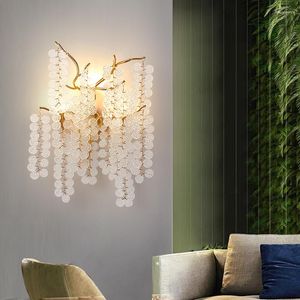 Wandlampen Moderne Luxe Lamp Bed Verlichting Tak Hoofdslaapkamer Woonkamer Achtergrond Decoratief