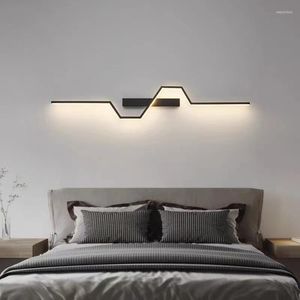 Muurlampen moderne minimalistische lamp woonkamer tv -achtergrond Lange strip slaapkamer bedkamer led