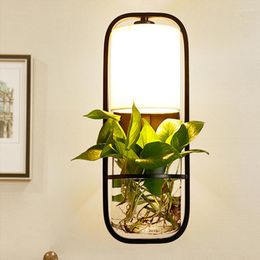 Muurlampen moderne plantenlamp