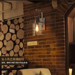 Wandlampen moderne stijl zwarte schans antieke houten katrol zwenkarm licht buitenverlichting afwerkingen