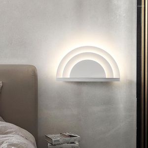 Muurlampen moderne stijl kristallen spiegel voor slaapkamer decoratieve items huis sconce verlichting stapelbed lichten