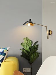 Wandlampen Moderne Stijl Decoratieve Items Voor Thuis Bed Hoofd Lamp Penteadeira Camarim Lampen Blauw Licht Gewei Blaker