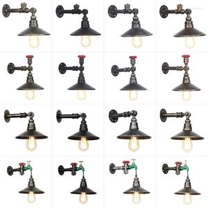 Lampes murales Lampe montée Lampe de style moderne Lustre LED Applique Noir Luminaires de salle de bains Lampen Long Sconces