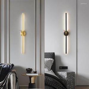 Lampes murales nordique salle de bain vanité lits superposés lumières bougies déco lumière LED pour chambre cristal applique éclairage