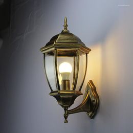 Wandlampen Nordic Design Moderne Koperen Lamp Buiten Waterdichte Villa Tuin Woonkamer Gang Slaapkamer Nachtkastje Decoratie Verlichting