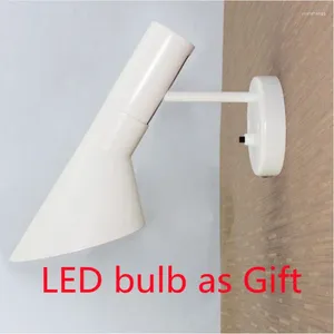 Wandlampen Noordelijke binnenbedmijn met plug moderne slaapkamer woonkamer decoratie sconce lichten 220V e27 decorverlichting