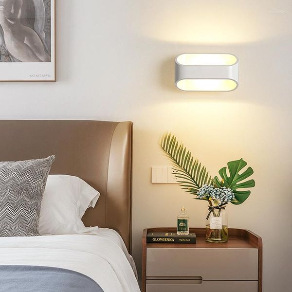 Lámparas de pared Nordic Led Stone Lamp Abajur Light Home Deco junto al dormitorio