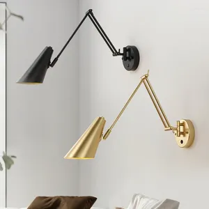 Wandlampen Scandinavisch modern kristal voor lezen Badkamerijdelheid Penteadeira Camarim Led-licht Exterieur Applique