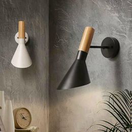 Wandlampen Noordelijke moderne LED LAMP Montaged woonslaapkamer Bedroom Vanity Lighting Fixture Luminaire SCONCE Home Indoor Decor Light