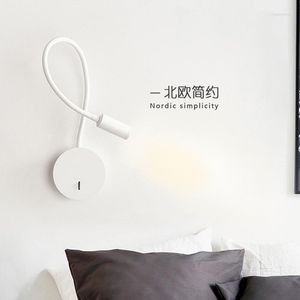 Lámparas de pared Luces nórdicas Bola de cristal Dormitorio Sala de estar Mesita de noche Luminaria De Parede Lámpara de mono