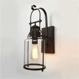 Wandlampen OUFULA Industrieel Retro Licht Klassieke LED Originaliteit Designarmaturen Binnen Loft Slaapkamerlamp