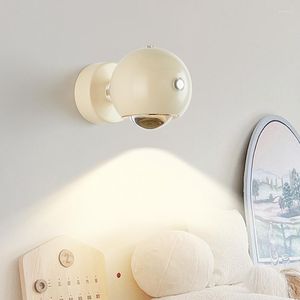 Wandlampen Ronde LED Modern voor woonkamer Mantelkamer slaapkamer naast thuisdecor 360 graden rotatie verstelbare binnenverlichting