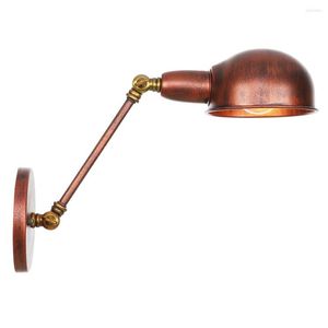 Wandlampen Rust Iron Loft Decor Vinatge armatuur LED E27 90V-260V Industrial SCONCE WANDLAMP SLAAPKAMER LICHT APPLIEK MURALE