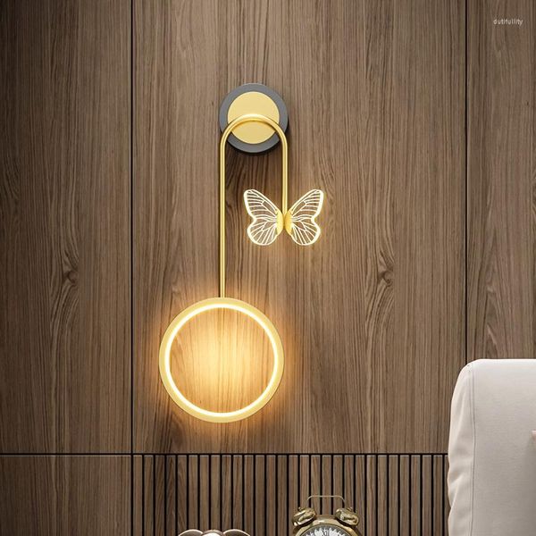 Lámparas de pared Diseño de pie Bola de cristal Lámpara de pie Trípode Luz manchada Moderna