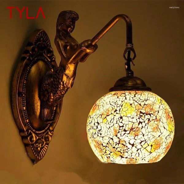 Lampes murales Tyla lampe de sirène contemporaine personnalisée et créative salon de chambre à coucher