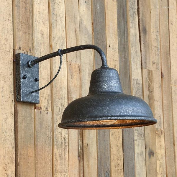 Lampes murales Vintage Industrial Yard Lights IP65 Étanche Extérieure LED Balcon Applique Cour Jardin Restaurant Porche Éclairage