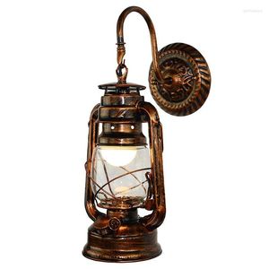 Wandlampen Vintage LED LAMP RETRO KEROSENENE LICHT BARN LANTERN EUROPESE Rustieke antieke stijl