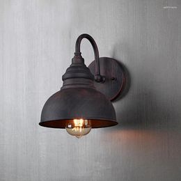 Wandlampen Vintage Loft Blaker Lichtpunt Armatuur Retro Amerikaanse Outdoor Roest Lamp Aisel Gang Antieke Home Decor Hal