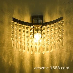 Wandlampen Vintage Modern Kristal Zwart Buitenverlichting Bed Hoofdlamp Lampen Kaars Voor Lezen