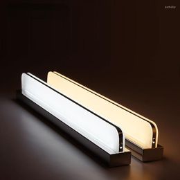 Wandlampen Waterdichte LED -lamp Acryl Mirror Licht Badkamer Wastruimte Noordse Moderne dressoir ijdelheid 40/45/50/60cm
