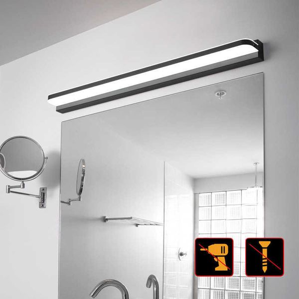 Lámparas de pared Espejo LED a prueba de agua 9W 12W Luz delantera AC220V Baño montado en la pared Sala de estar Dormitorio Maquillaje Lámpara de pared LED ZJQ0004 G230523