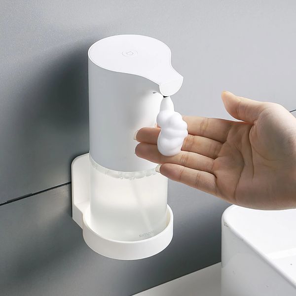 Soporte para botellas de baño montado en la pared ABS redondo blanco Simple sin perforación estante de almacenamiento sin rastro multifuncional impermeable ligero