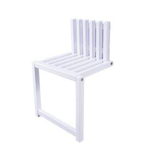 Chaise pliante murale chaise en bois massif chaise de porte armoires à chaussures d'espace chaises de sauvegarde balcon de salle de bain pliant tabouret de vie