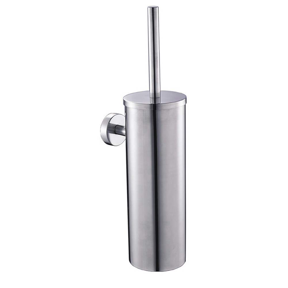 Wall-mounted Toilet Bowl Brush and Holder Set,Toilet Bowl Cleaner Brush Holder Set,Stainless Steel Toilet Brush With Holder