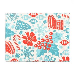 Muurstickers 1 pc bedrukte tafelkleed tafel mat placemat ornament kerstdoek decor