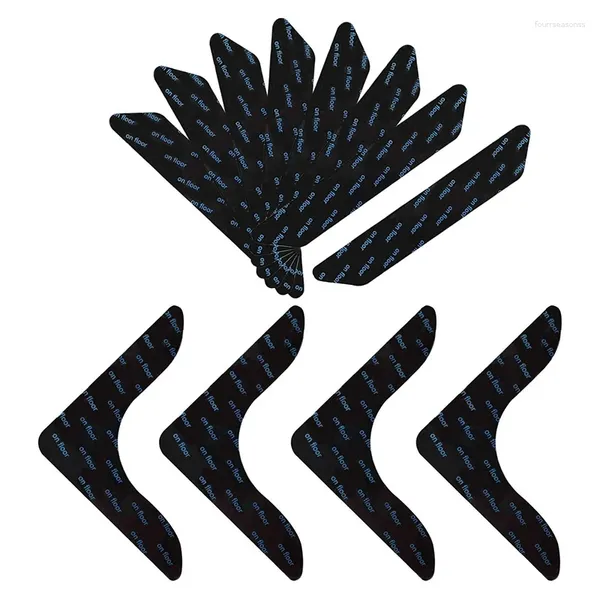 Autocollants muraux 12 pièces Clips de tapis réutilisables et lavables adhésifs non glissants pour la fixation