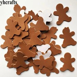 Autocollants muraux 1bag / lot The Gingerbread Man Foam Learning Learning Educational Craft DIY TOY