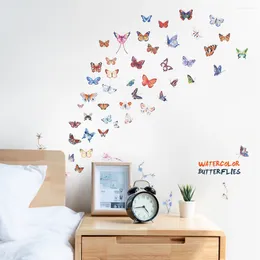 Wandstickers 1 st Butterfly Xpress Living Room Keuken Bedkastje Cup Cup Notebook koelkast 30cmx60cm 50n