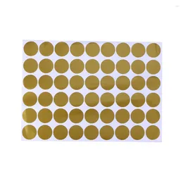 Muurstickers 54 stickers Gouden stip verwijderbare metalen ronde sticker voor feestelijke decoratie Babykamer Kinderkamer 4 cm