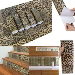 Autocollants muraux à motif rétro, 5 pièces, Surface mate, imperméable, Eid Mubarak, fournitures de décoration musulmanes du Ramadan pour la maison