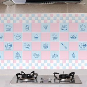 muurstickers 60x300/500cm keuken oliebestendige sticker hoge temperatuur waterdicht aanrecht tegelkast gerenoveerd behang decoratie