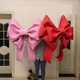 Pegatinas de pared Aqumótica Diy Enorme Paquete de material de proa gigante gigante Bownot grande Bowtie Decoración de fondos hechos a mano Decoración de fondo 2303037